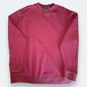 IVY PARK x ADIDAS  maroon red boyfriend oversized crew-neck sweater L